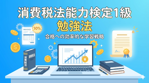 【合格者が解説！】消費税法能力検定1級の効率的勉強法 