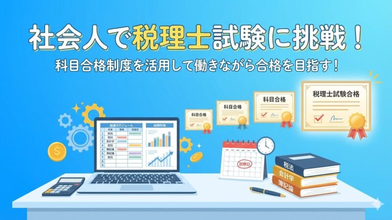 働きながら税理士を目指す！大学院の科目免除で合格率を上げる戦略 