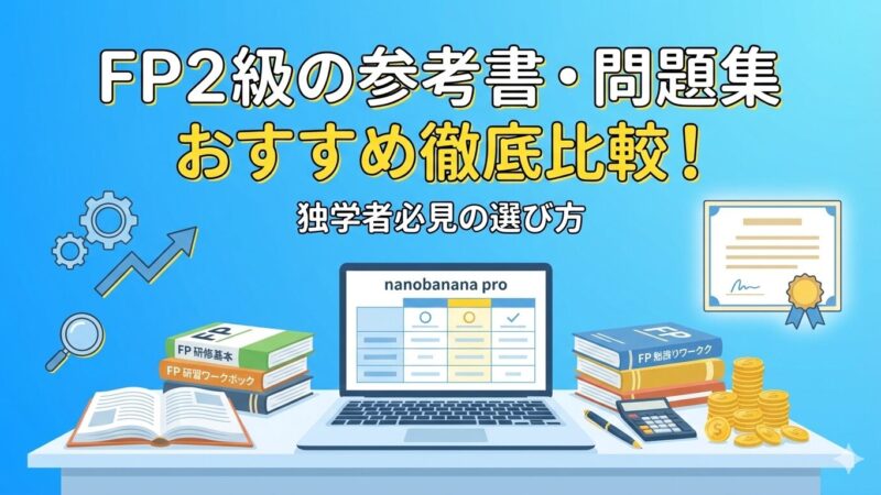 【厳選】きんざいFP2級対策におすすめの問題集を合格者が徹底比較！実技も対策できる3つの理由 